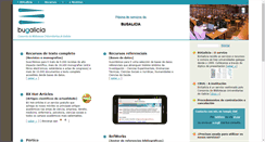 Desktop Screenshot of bugalicia.org